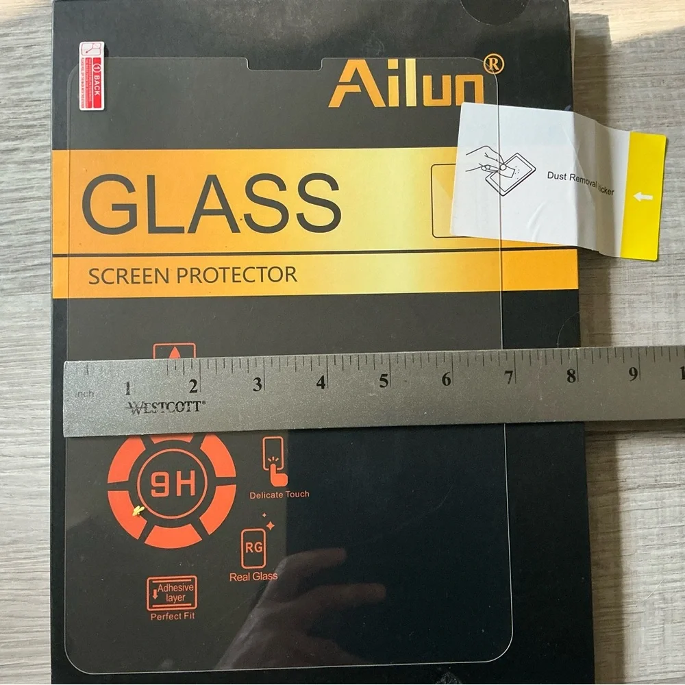 Ailun Tempered Glass Screen Protector 2 Pack iPad 9.5 x 7”
